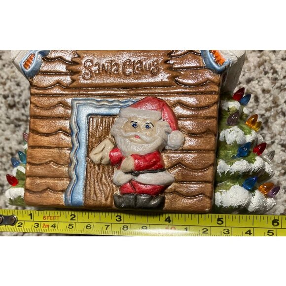 Santa Claus Vintage Ceramic Christmas House Decoration - Picture 9 of 9